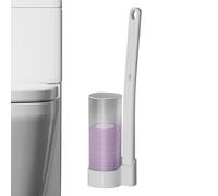 Toilet Cleaning Wand - Refillable Toilet Brush Set Quick Replaceable Disposable Replacement Heads - Versatile Cleaning System for Toilets, Sinks, Bathtubs and Vanities