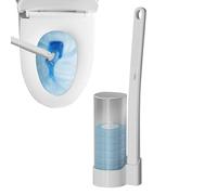 Toilet Cleaning Wand - Refillable Toilet Brush Set Quick Replaceable Disposable Replacement Heads - Versatile Cleaning System for Toilets, Sinks, Bathtubs and Vanities