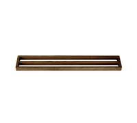 Toilet Coat Rack For Hand Leather Double Dark Ash