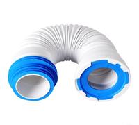 Toilet Connection Pipe Kit with Flexible Adjustable Tubing and Leak-Proof Rubber Seal, Compatible with Standard Toilets for Home Bathroom Installations(A)
