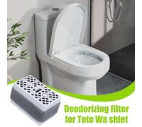Toilet Deodorizer Filter | Easy Placement And Maintenance | 6.3x4x3cm | Deodorizer Cartridge Catalyst Replacement | Bidet Filter Cartridge | Compact | For Home Dormitory Hotel Restaurant