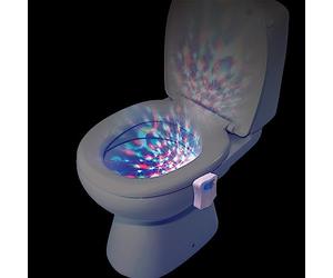 Toilet Disco Light, Motion Activated, Turn Your Late Night-Light Bathroom into an Awesome Experience, 4 Awesome Disco Lights to optomize Your Fun, Bathroom Accessory, Great for Gifts, Coolest Toilet