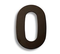 Toilet door sign, 15/20/30cm Large House Number Outdoor 304 Stainless Steel Exterior House Number Apartment Door Number Metal Address Sign #0-9(0,30cm)