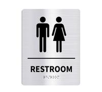 Toilet Door Sign Men Women Bathroom WCs Mark Label SelfAdhesive Wall Sticker Decoration For Office Business Hotel Unisex Restrooms Sign