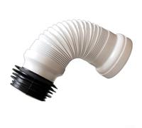 Toilet Drain Connection Pipe for Modifying Drain Path to For Wall Rear or Side Drain Without Replacement of Fixture (B)