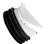 Toilet Drain Valve Anti-Rat Barrier 110mm for Sewer Pipe Protection | Prevent Rodents Entry with for durable PP Toilet Outlet Drain Valve 110mm White Black