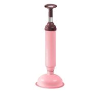 Toilet dredger, high pressure toilet dredger, sealed pipe air plunger, bathroom drain pipe blockage cleaner, floor drain, sink, high pressure toilet dredger, one-shot toilet pipe plunger (Pink)