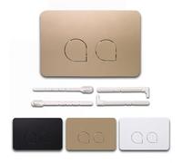 Toilet Dual Flush Button Replacement, Toilet Cistern Flush Plate, fits for Geberit UP300 UP320 and for SIGMA-all Series Models(Matte gold)