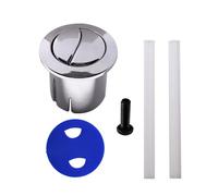 Toilet Dual Flush Cistern Short Body Push Button Compatible with Roca D1D with Plain Rods AH0002100R