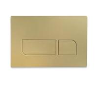 Toilet Dual Flush Plate for Geberit Concealed Cistern - Compatible with Sigma 01, 20, 30, 50 and UP300, UP320 Actuator Plates, (Golden)