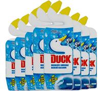 Toilet Duck Powerful 5 in 1 Marine Toilet Cleaner Liquid Gel Kills Bacteria and Removes Limescale 750ml Bulk buy of 8