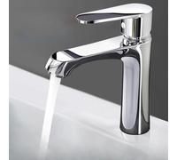 Toilet Faucet, Basin hot and Cold Faucet (Silver)