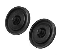 Toilet Fill Valve Seal Rubber Diaphragm Replacement for FLUIDMASTER 400A 2 Pack Black