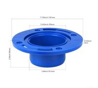 Toilet Flange Fixing Screws with Wax Ring Butter Seal Kit for Toilet Installation and Repair, ABS Carbon Steel PP Material, Flexible Rotation Non-Deforming Replacement Bolts(FLANGE PLATE)