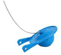 Toilet Flapper Replacement, 3 Inch Blue PVC Flapper with Stainless Steel Chain, Quick Install Repair Kit, Leak Proof Seal for Standard Toilets, Universal Flush Valve Seal
