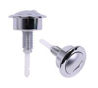 Toilet Flush Button 2 Pack for 49 Cistern Drain Valve, Push Button Flush Replacement for Bathroom Tank Repair, Round Toilet Flush Button Replacement for Standard Systems