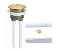 Toilet Flush Button, 38mm Toilet Push Button Flush Replacement, Dual Flush Toilet Push Button, Dual Flush Cistern Valve for Bathroom Toilet Water Tank Repair