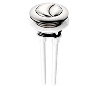 Toilet Flush Button, 38mm Universal Dual Flush Valve, 304 Stainless Steel Spring & ABS Plastic, Easy Replacement Push Button for Most Dual Flush Toilet Cisterns