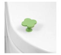 Toilet Flush Button 4 Pcs Four-Leaf Clover Shape Toilet Flusher Button Replacement Button Pusher for Home Bathroom Decor (Green)