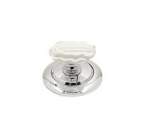 Toilet Flush Button Assist, 2 Pcs Ceramic Corn,Toilet Push Tank Buttons,Fashion Flush Button Pusher Tool(White)