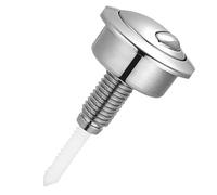 Toilet Flush Button Compatible with Twyford Siamp Optima 49, Dual Flush Toilet Push Button Replacement, Chrome-Plated Cistern Push Button Assembly, Water-Saving, Easy Install (Single Pack)