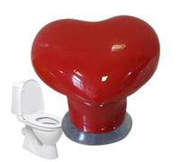Toilet Flush Button Extension Heart Design Ceramic Toilet Flush Self-Adhesive Push Button No Drilling for Cistern Drawers and Door Handles Heart Shape Colourful
