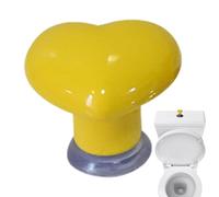 Toilet Flush Button Extension | Heart Shaped Pusher Flush Tank Without Drilling | Upgrade Your Bathroom, Replacement Fpr Door Handles for Toilet, Drawers, Tanks