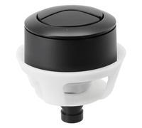 Toilet Flush Button, Flush Fitting Mounting,Replacement Toilet Flush Button for Cable Operated Concealed Cistern WC (BLACK)