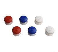 Toilet Flush Button Flushing Round Button Accessory a Half Dozen Pack Plastic Tank Top Press Button Aid for Simple Push Long Nails Women Bathroom Device 32x23mm