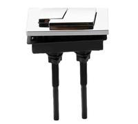 Toilet Flush Button Pusher 1pcs Square Dual Flush Toilet Tank Button Toilet Tank Valve Universal Closestool Switch Press Bathroom Accessories(B)