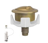 Toilet Flush Button Replacement - Flush Wired Drain Valve Outlet Push Button, 23g ABS | 4.8x5.4cm Bathroom Renovation Repair Part for Restroom Home Improvement