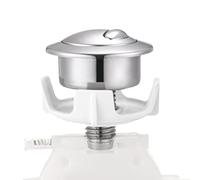 Toilet Flush Button Replacement - Flush Wired Drain Valve Outlet Push Button, 23g ABS | 4.8x5.4cm Bathroom Renovation Repair Part for Restroom Home Improvement