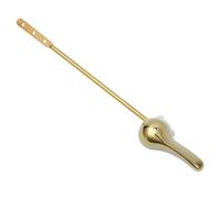 Toilet Flush Button Replacement Restroom Accessories Toilet Trip Button Tank Handle Side Mount Flush Lever(Gold)