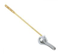 Toilet Flush Button Replacement Restroom Accessories Toilet Trip Button Tank Handle Side Mount Flush Lever(Silver)