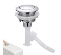 Toilet Flush Button Replacement, Single Flush Push Button for Toilet Flush Systems Compatible with 4.7 cm Models, Double Press Toilets Push Buttons Flush Replacement Kit for Bathroom Toilet Repair