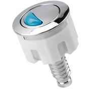 Toilet Flush Button - Round Head Dual Toilet Push Button for Cistern Tank, Flush Valve Replacement, Easy Installation, Durable and Efficient, Sl esign for Modern Bathrooms