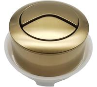 Toilet Flush Button,Universal Toilet Flush Button Accessories Dual Flush Toilet Cistern Push Button,Bathroom Toilet Repair (Gold)