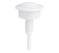 Toilet Flush Button, White Push Button Flush Replacement for Siamp Optima 49, 39-42mm ABS Toilet Push Button, Modern Bathroom Upgrade