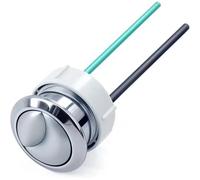 Toilet Flush Buttons Replacement 2Pcs Dual Flushing Toilet Push Button Replacement, 1.5 Inch(38Mm) Spare Parts,Top Compatible with Geberit Models