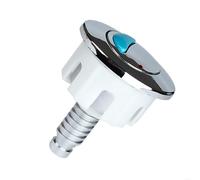 Toilet Flush Buttons Replacement 3Pcs Toilet Dual Flush Oval-Shape Push Button Electroplating Water Tanks Saving Rod Bathroom Accessories