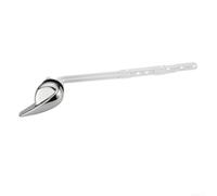 Toilet Flush Handle Kit Robust ABS Lever Arm Replacement for Old Cisterns - Easy Install Black White(White)