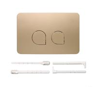 Toilet Flush Plate Kits, Toilet Dual Flush Button, For Geberit UP300 and UP320, For Sigma-all, for Sigma01, for Sigma10, for Sigma20, for Sigma21, for Sigma30, for Sigma50, for Sigma60(Matte gold)