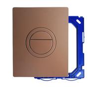 Toilet Flush Plate - Replacement Flush Cistern Replacement Part with 2 Flush and Start Stop Function (Water Saving) for Wall Mounted Toilet (Rose)