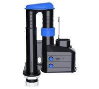 Toilet Flush Syphon Replacement - Lever Operated Dual Flush Siphon, Height Adjustable 7.5"-9.5" with Internal Overflow, 1½" BSP, for Close Coupled Cisterns, WRAS Approved - PlumbEZ