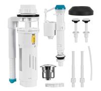 Toilet Flush System Replacement for Home Bathroom, Adjustable Height | Dual Push Button Toilet Cistern Flush Parts, Cistern Flush Replacement System