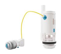 Toilet Flush System Replacement, KissDate Dual Flush and Flush Button Toilet Cistern Flush Parts with Push Button Toilet Flush System Replacement Adjustable with 2" Outlet
