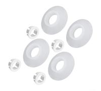 Toilet Flush Valve Seal Replacement, Flush Valve Seal For Ideal Standard, For SV01967 Flush Valve Seal&Clip 2/4 Pcs, For SV89067,SV92867,SV92667(White-4pcs)