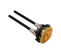 Toilet Flusher Replacement Kit 3Pcs 38mm Gold Button For Mechanical Top Flush Valve Double-push With Stainless Steel Spring