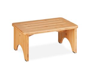 Toilet footstool bamboo step stool portable footrest moisture-resistant portable