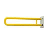 Toilet Frame Bathroom Toilet Grab Handles Folding Grab Bar, Wall Mounted Toilet Handrail Bathroom Drop Down Non-Slip Safety Handle Shower(Yellow,60 * 13.5 * 20Cm)